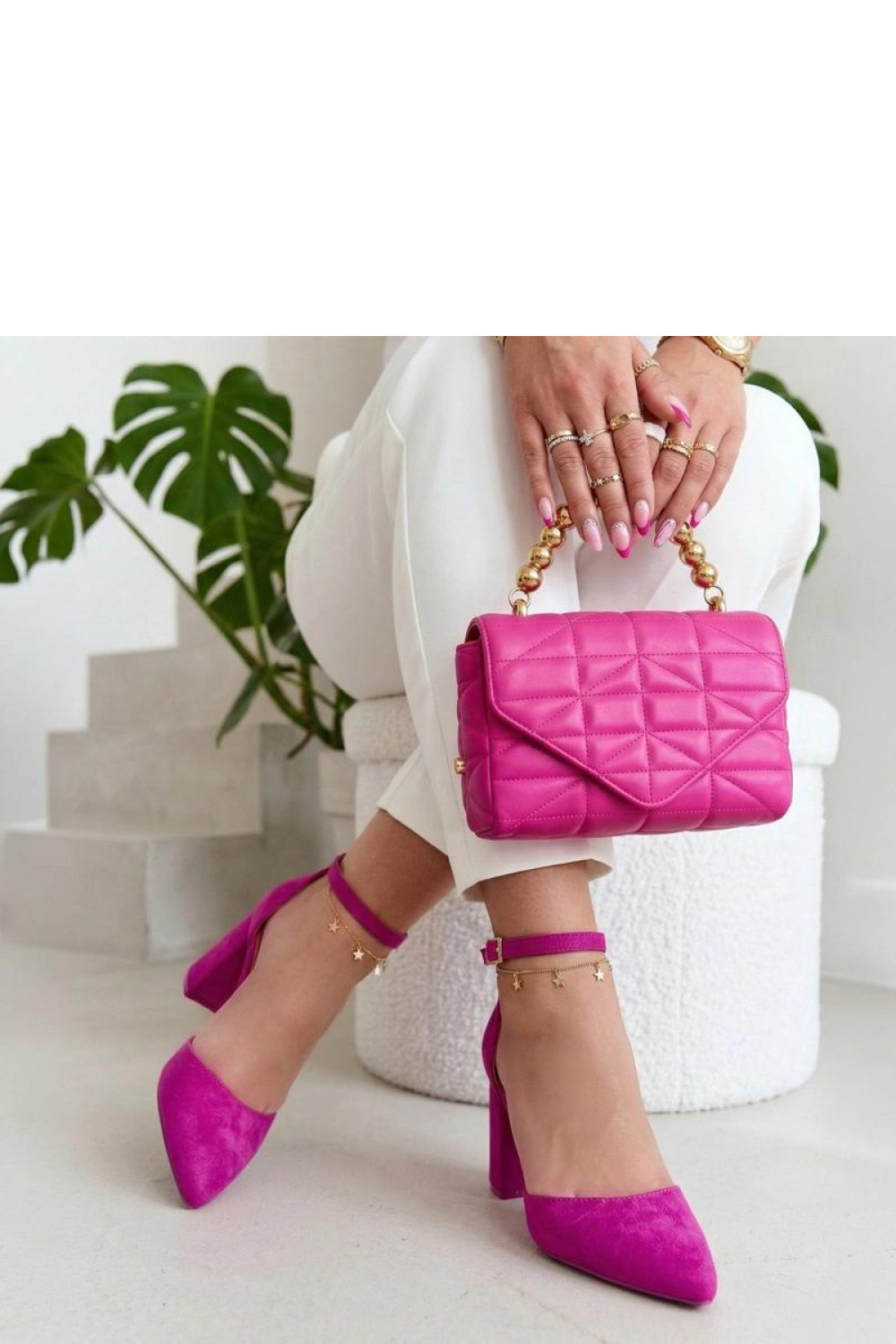 Pumps met dikke hak Solea foto 2