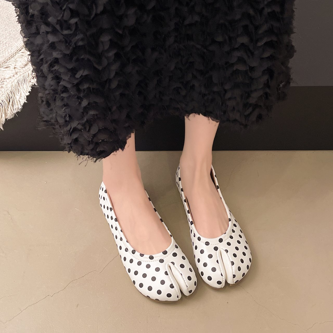 Slide-on Toe-separating Flat Shoes foto 4