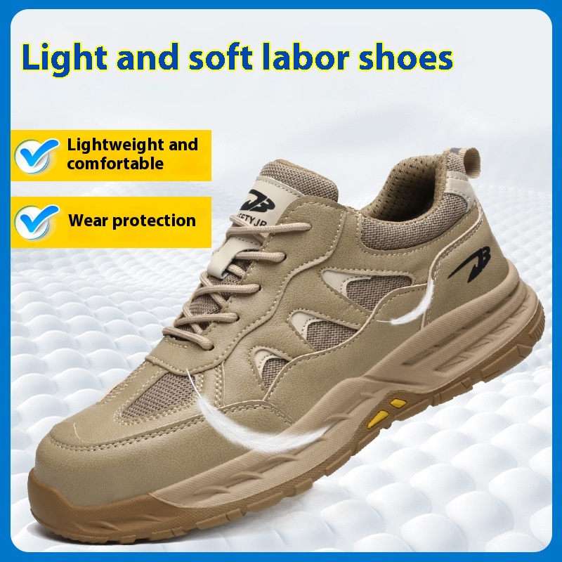 Anti-smashing And Anti-penetration Summer Sweat Absorbing Breathable Work Shoes foto 2