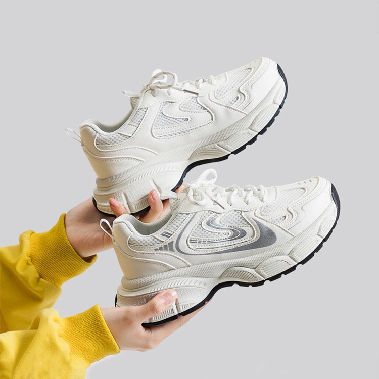 Womens Breathable Mesh Casual Running Shoes foto 3
