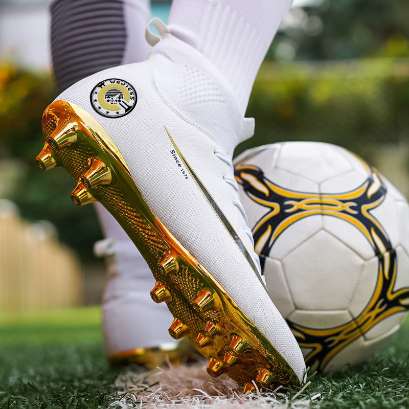 Training Special High-top Gold-plated Bottom Soccer Shoes foto 2