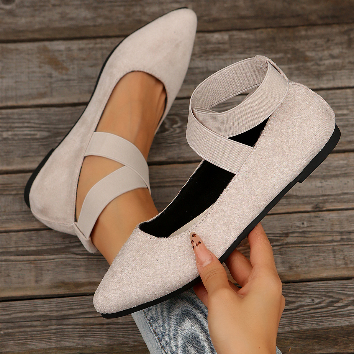 Plus-size Casual Womens Loafer Shoes foto 2