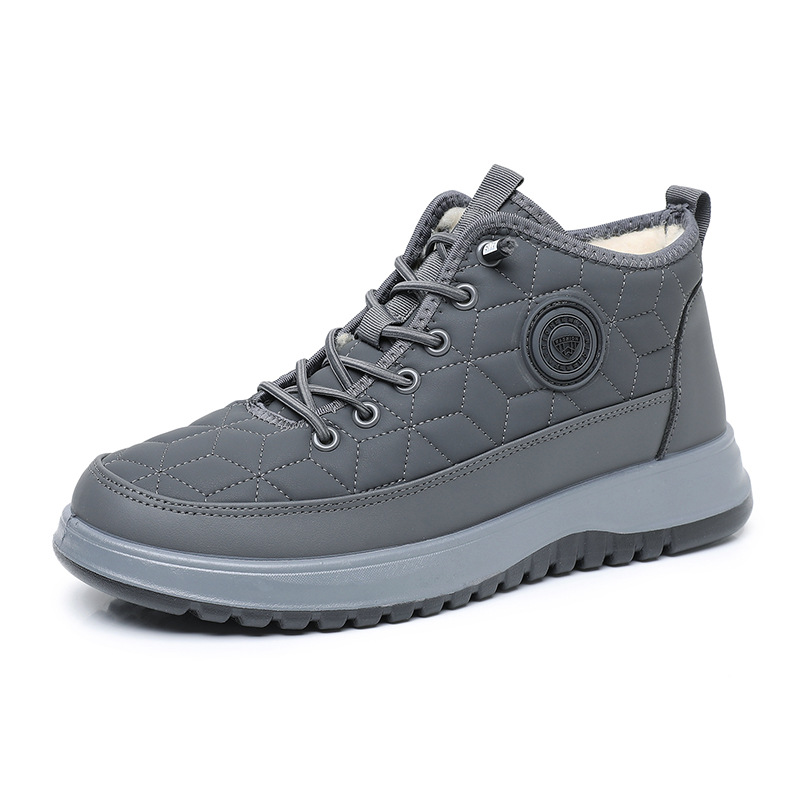 Fleece-lined, Insulated Snow Boots With A Thick Sole And Round Toecasual Athletic Shoes foto 2