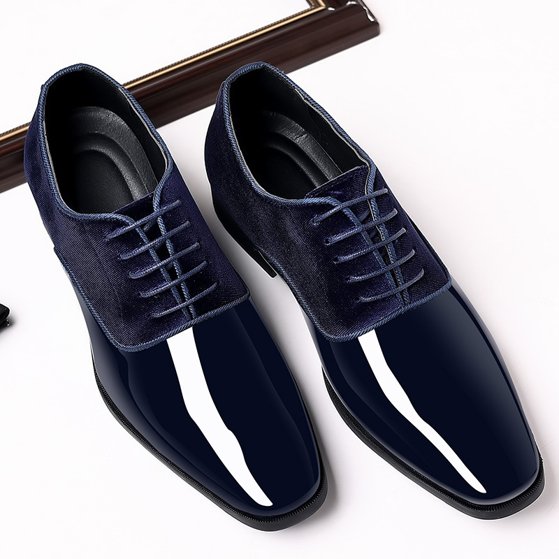 Men's Formal Business Leather Shoes Lightweight Trendy foto 3