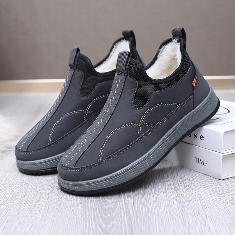 Men's Warm And Non Slip Cotton Boots With Thickened Fleece foto 4