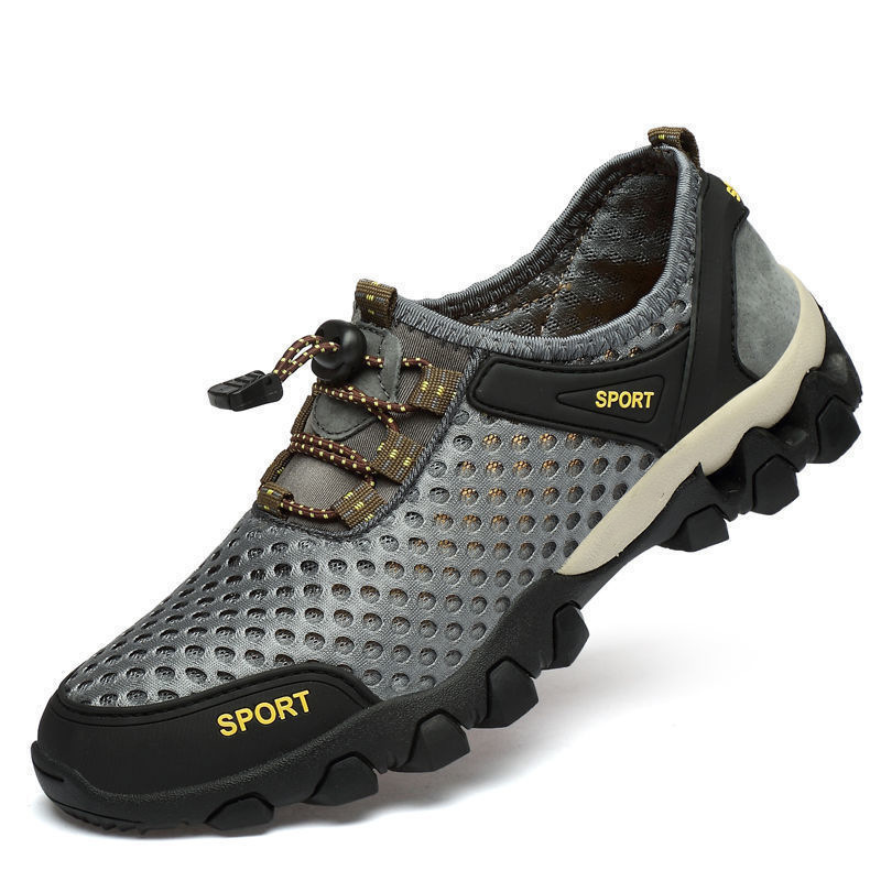 Korean-style Trendy Hiking Shoes With Breathable Mesh Uppers foto 5