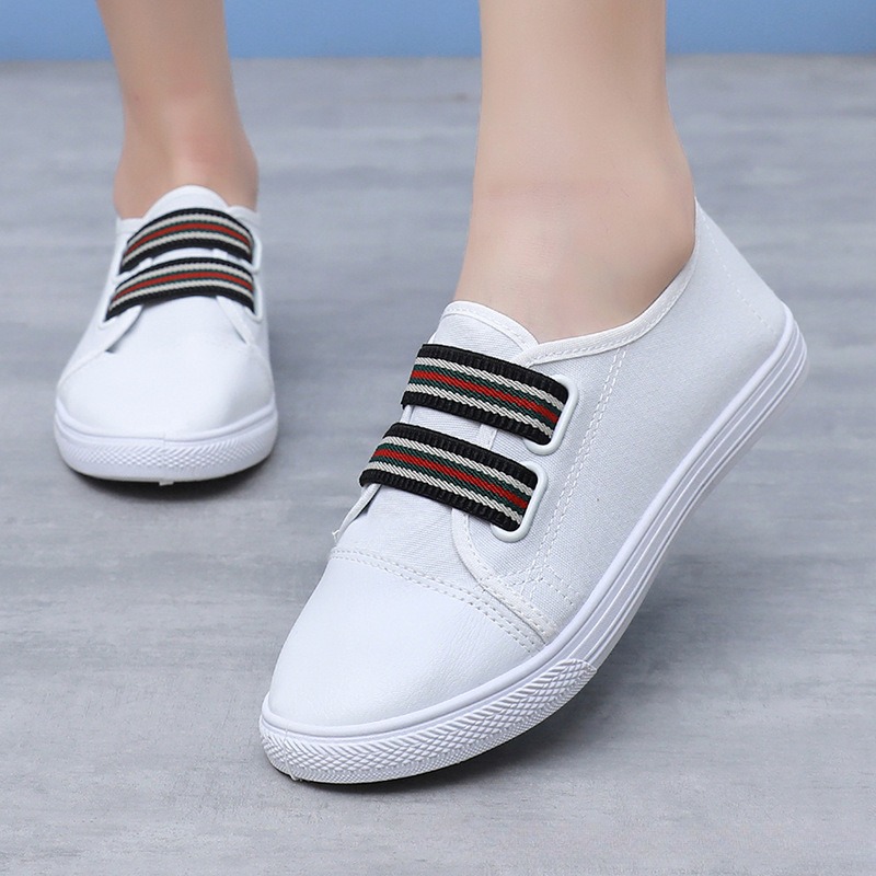 Breathable Non-slip Slip-on Canvas All-match Sneakers foto 5