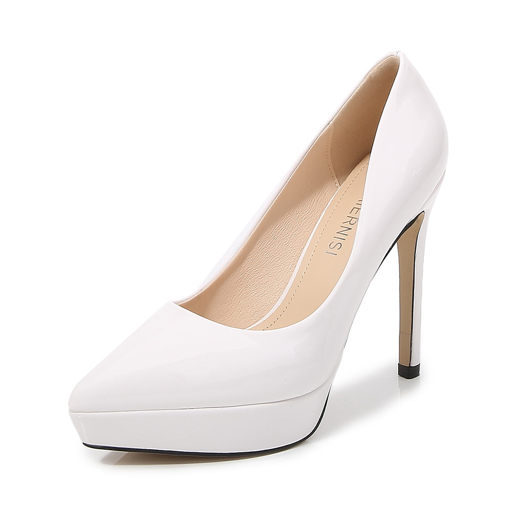 Pointed Toe Catwalk Fashion Career Stilettos High Heels foto 2