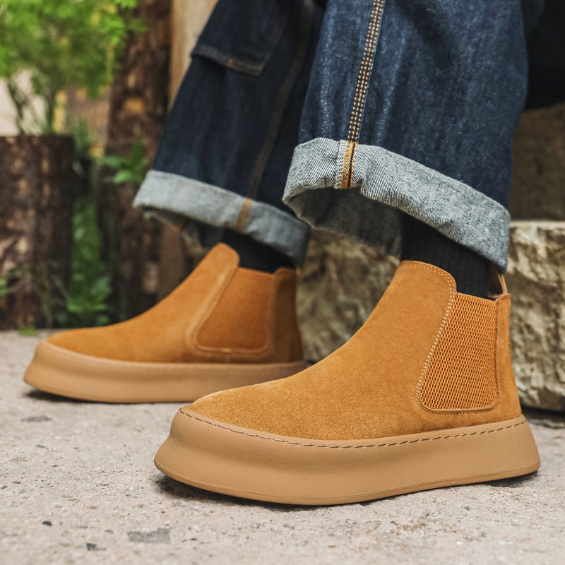 Fashion Design Popular Men's Internet Celebrity Breathable Trendy Leisure Cloth Shoes foto 3