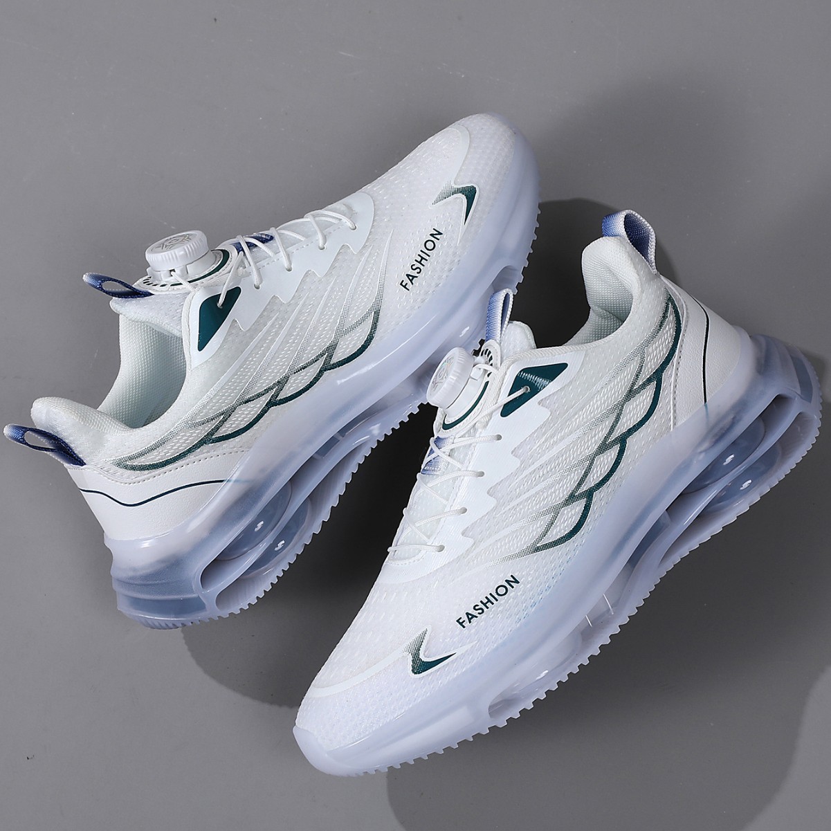 Rotating Button Youth Sports Running Casual Shoes foto 3