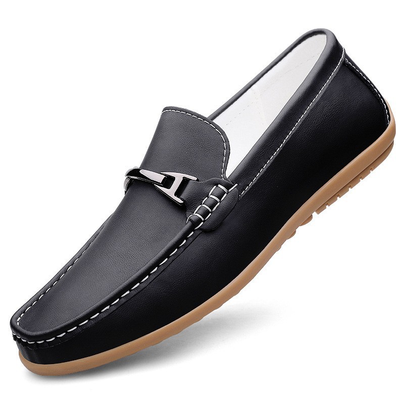 Men's Large-Size Breathable Leather Casual Shoes foto 4