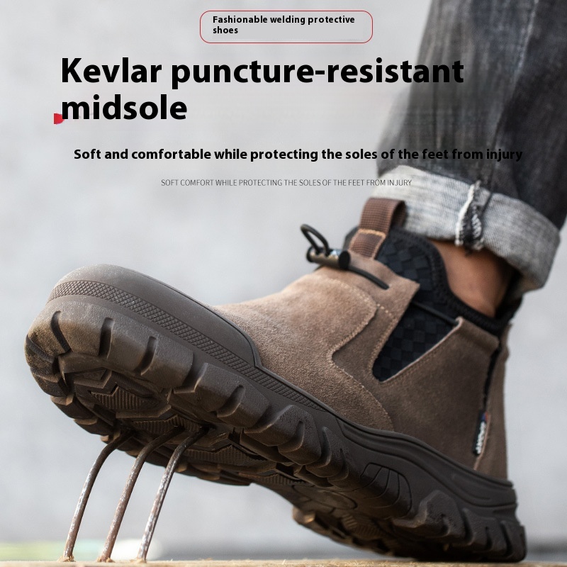 Welding Safety Shoes Are Smashing And Anti Piercing foto 4
