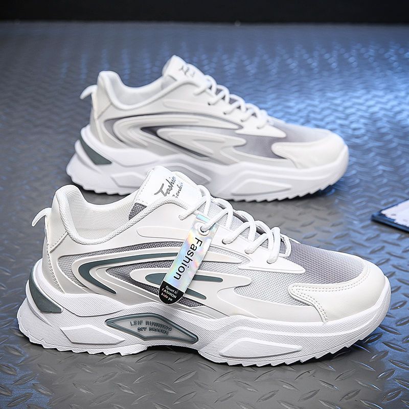 Men's Breathable Mesh Shoes Trendy All-Match Platform foto 5