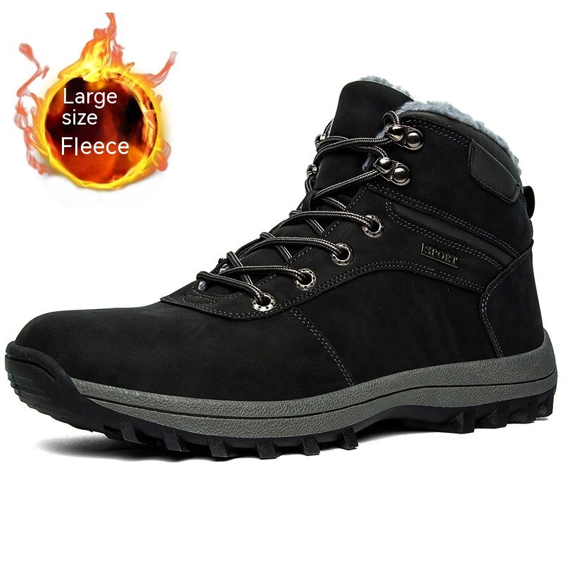 Winter New Velvet Warm Cotton Shoes Platform Snow Boots foto 4
