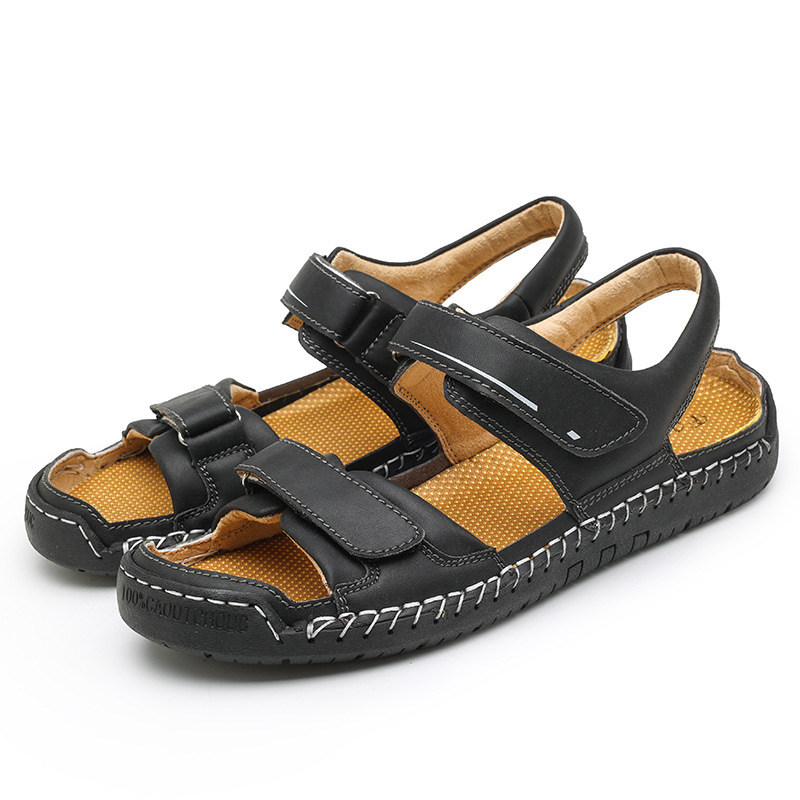 Men's Sandals Casual Trend Leather Sandals Men's Wholesale foto 4