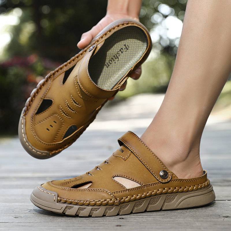 New Plus Size Closed Toe Sandals For Men foto 4