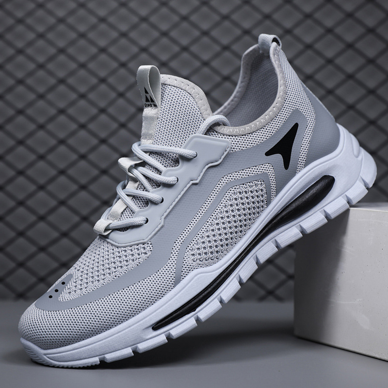 Men's Mesh Shoes Fashion Fly Knit Lightweight Breathable Sneakers Casual Sports Shoe foto 3