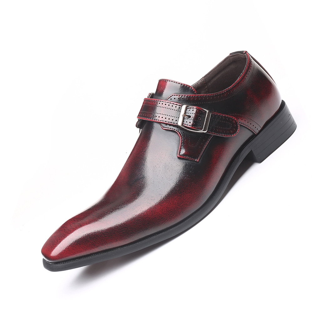 Business-casual Formal Mens Leather Shoes foto 3