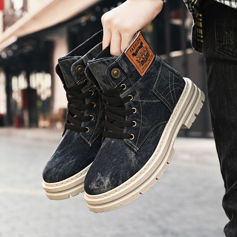 British-style Men's High-top Boots foto 5