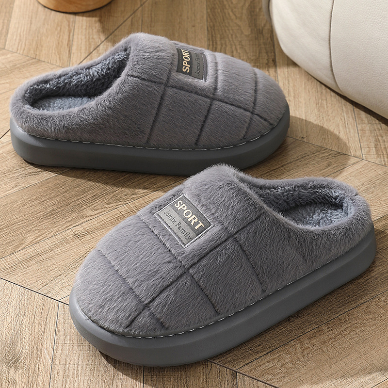 Men's Cotton Slippers Winter Household foto 4