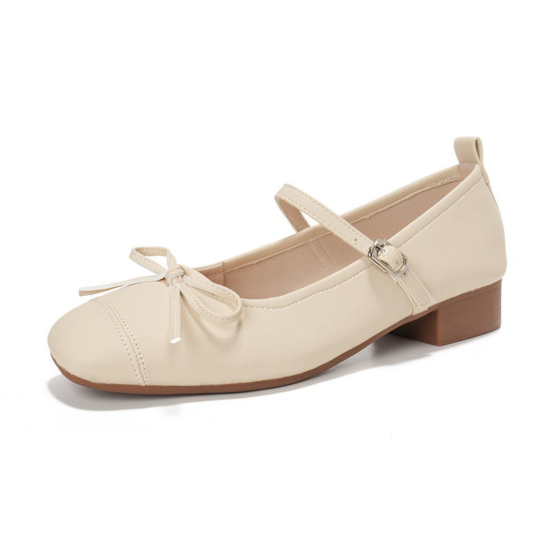 Multicolor Comfortable Low Heel Retro Easy Matching Soft Bottom Flats foto 4
