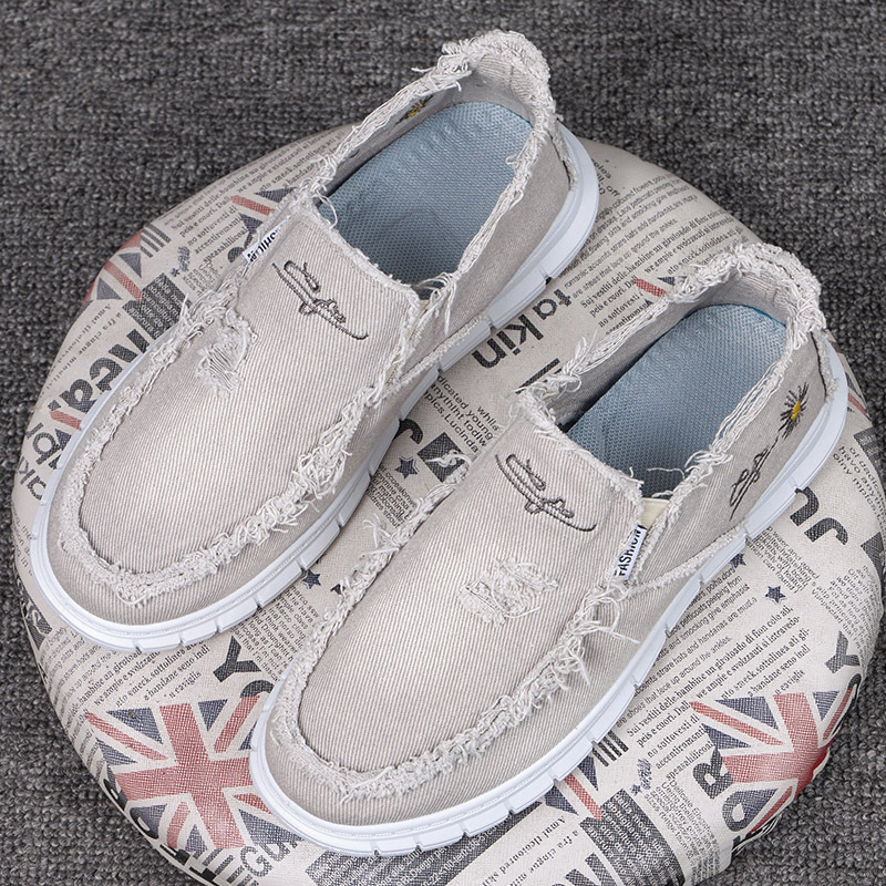 Men's Canvas Shoes Soft Bottom Breathable And Wearable foto 2