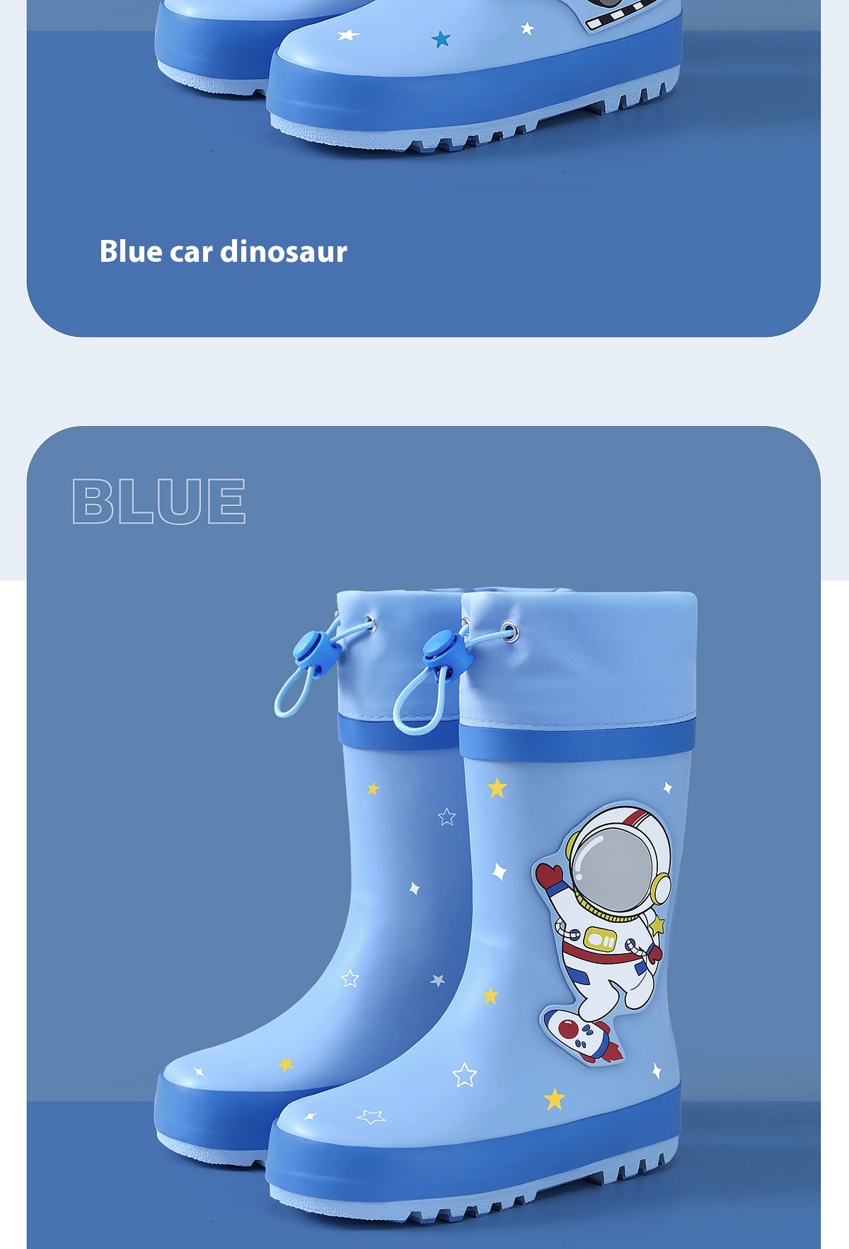 Primary School Student Non-slip Rain Boots foto 4