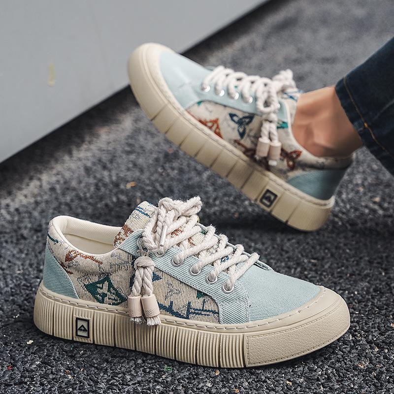 Trendy Wild Four Seasons Canvas Sneakers foto 2