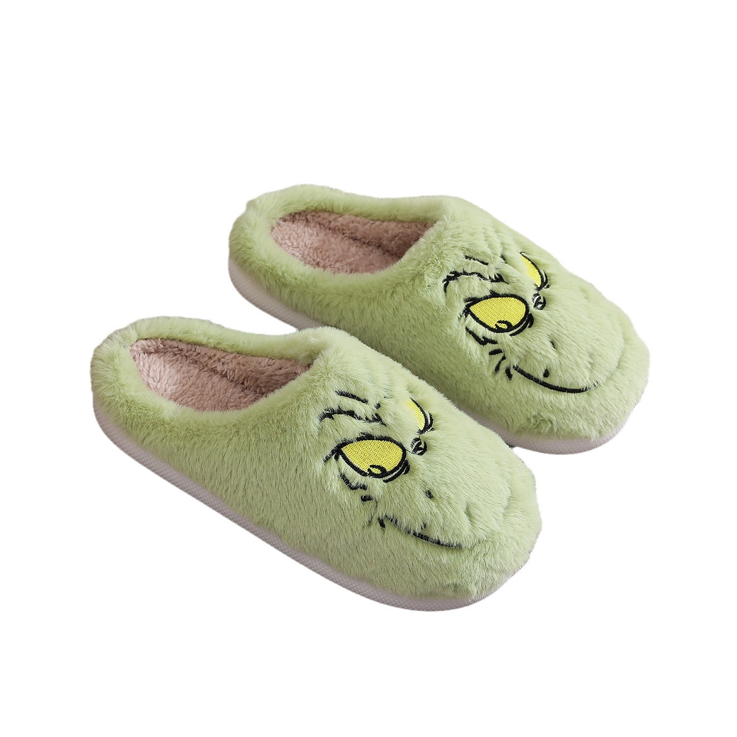 Cotton Slippers Male And Female Home Winter Warm Indoor Wool Sleeper foto 4