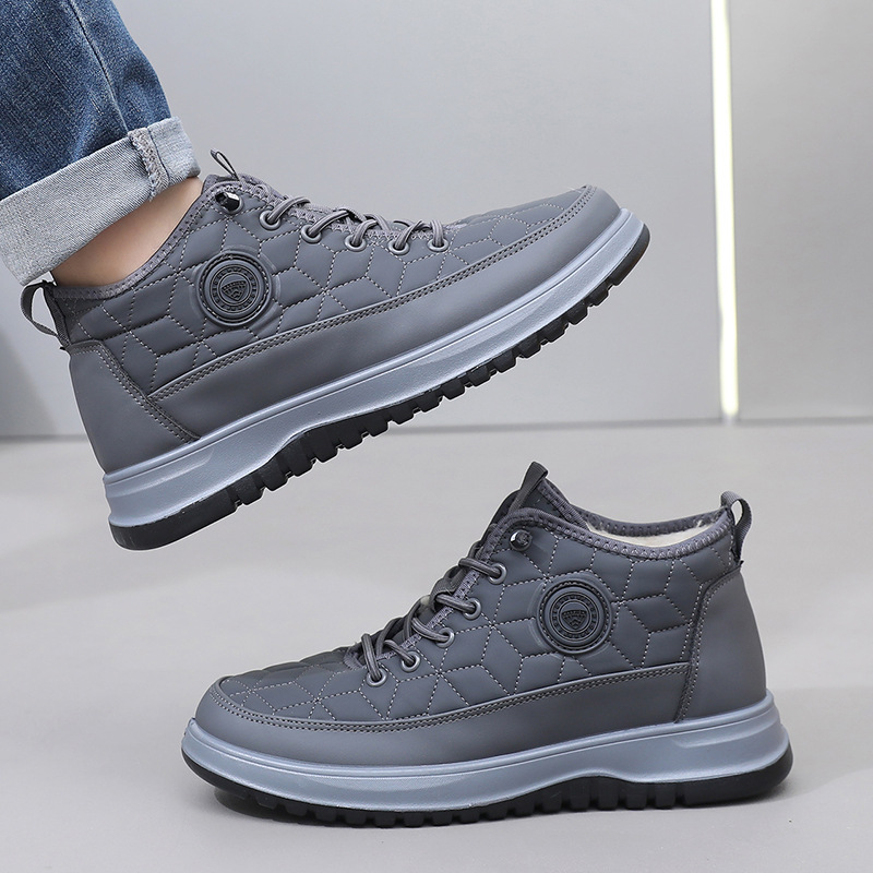 Fleece-lined, Insulated Snow Boots With A Thick Sole And Round Toecasual Athletic Shoes foto 5