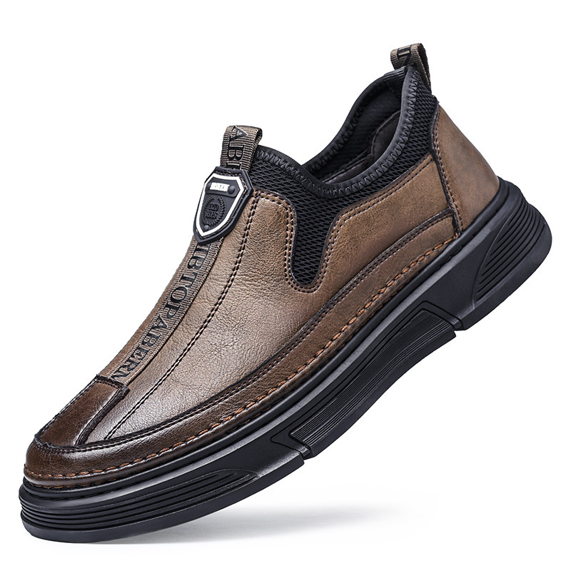 Solid Color Casual Men's Shoes Daily Travel Low Cut Round Head foto 4