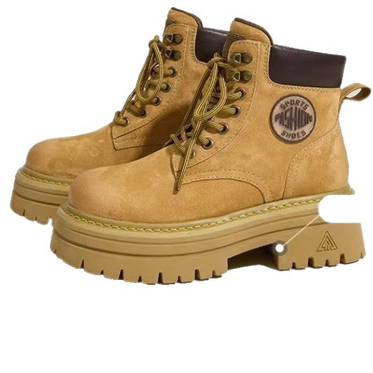 Height Increasing Retro Style Temperament Wild Fashion Small Martin Boots foto 2