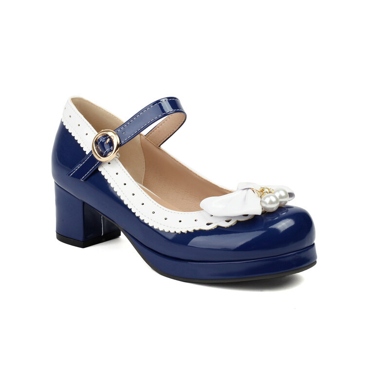 Spring Summer New Mary Jane High Heels foto 4