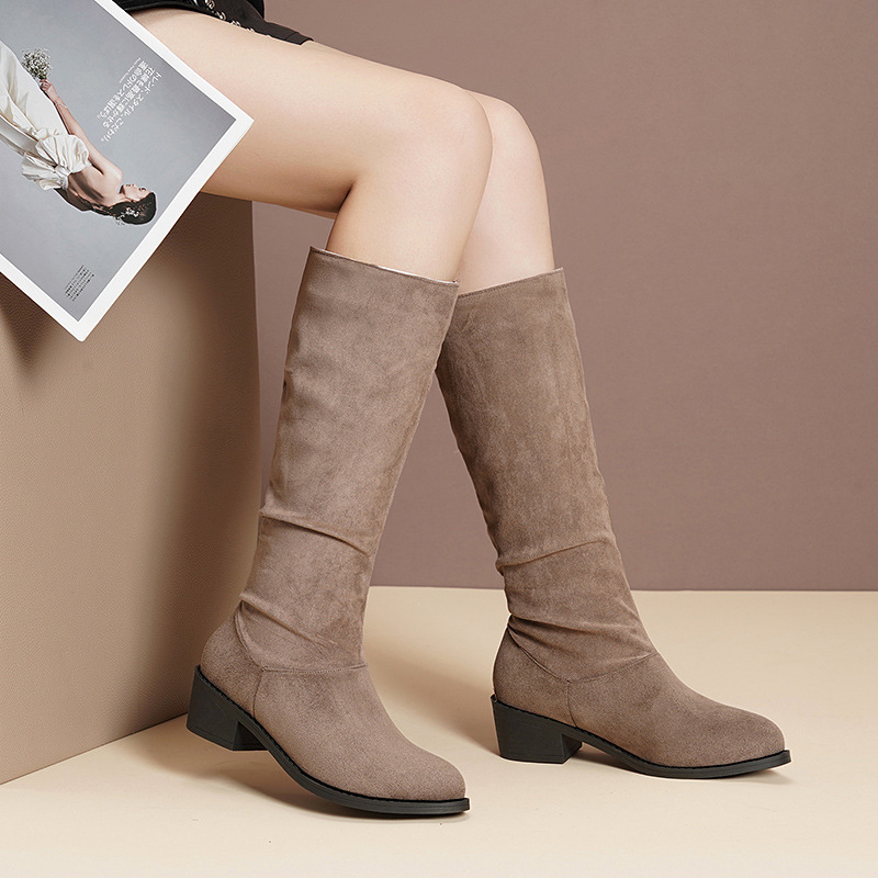 Womens Chunky-Heel Over-the-Knee Boots For FallWinter New Style foto 3