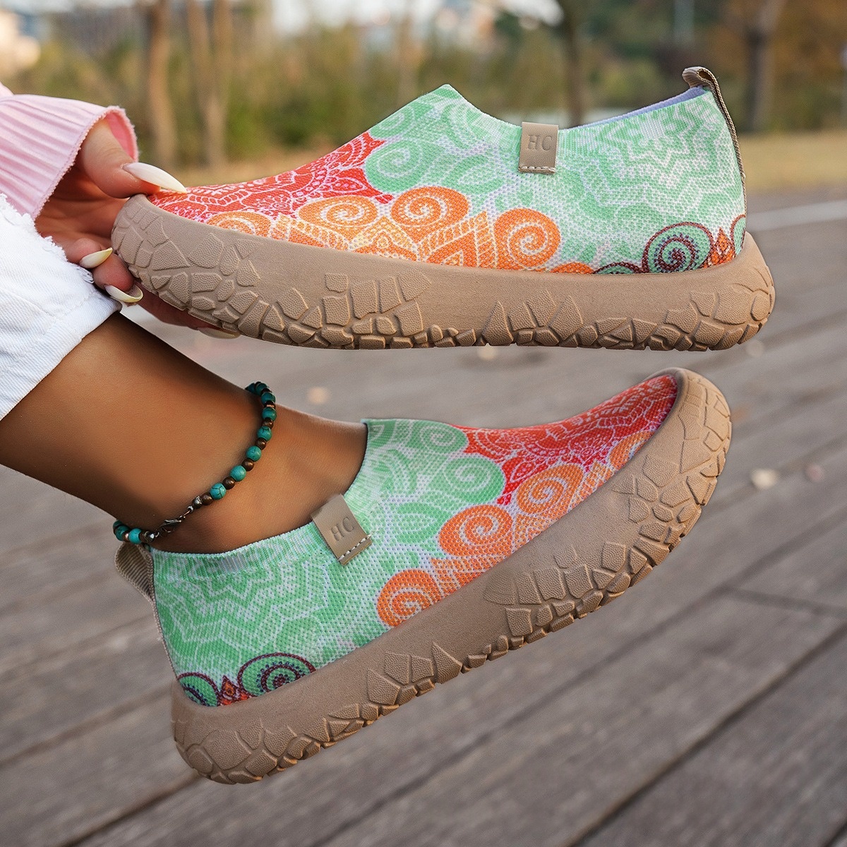 Womens Slip-on Soft-soled Sports Casual Shoes foto 5