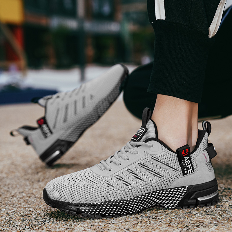 Flying Woven Classic Plus Size Sports Marathon Running Shoes foto 2