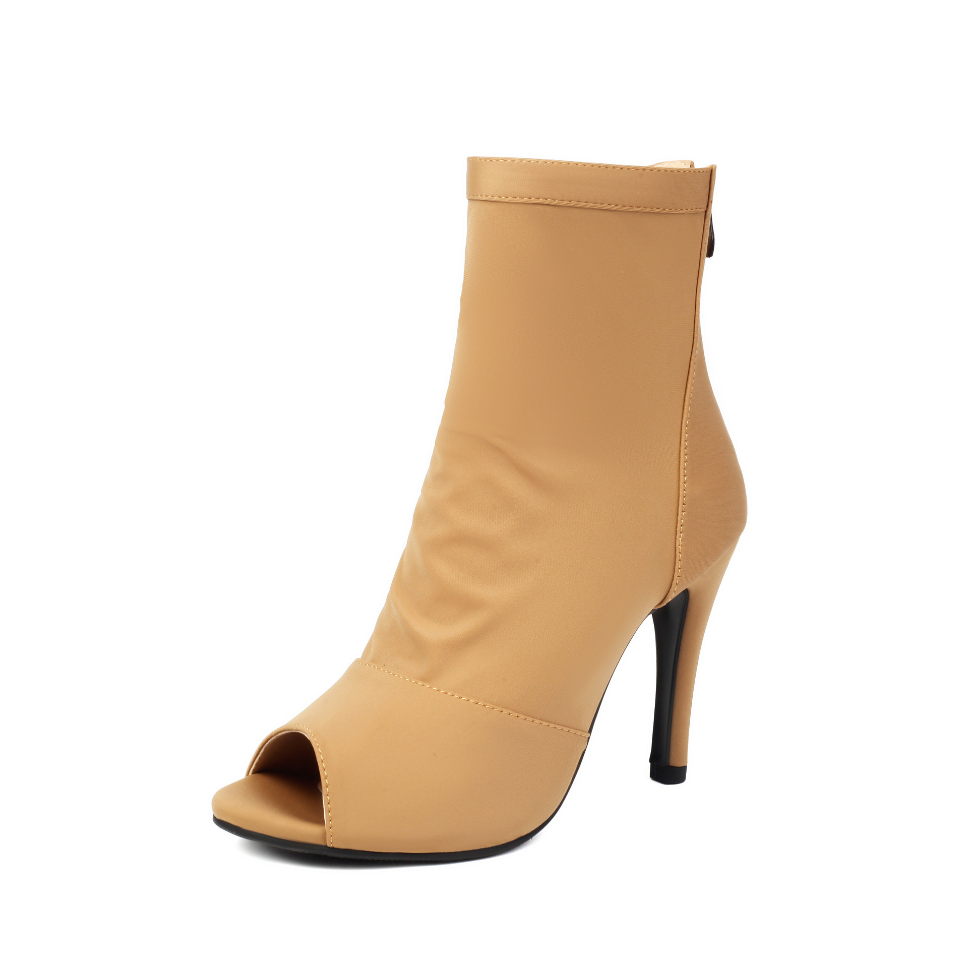 High-heeled Women's Stiletto Boots With Fishmouth. foto 3