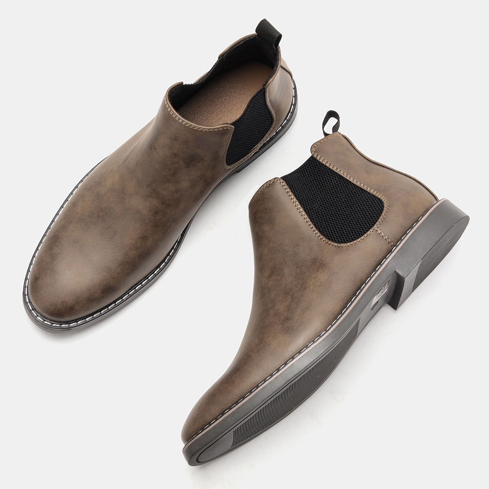 Chelsea Men's Boots Formal High-top British Casual Single