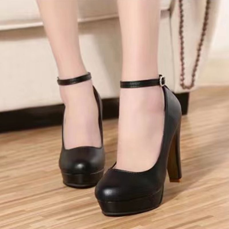 Women's Chunky Heel High Heels foto 3