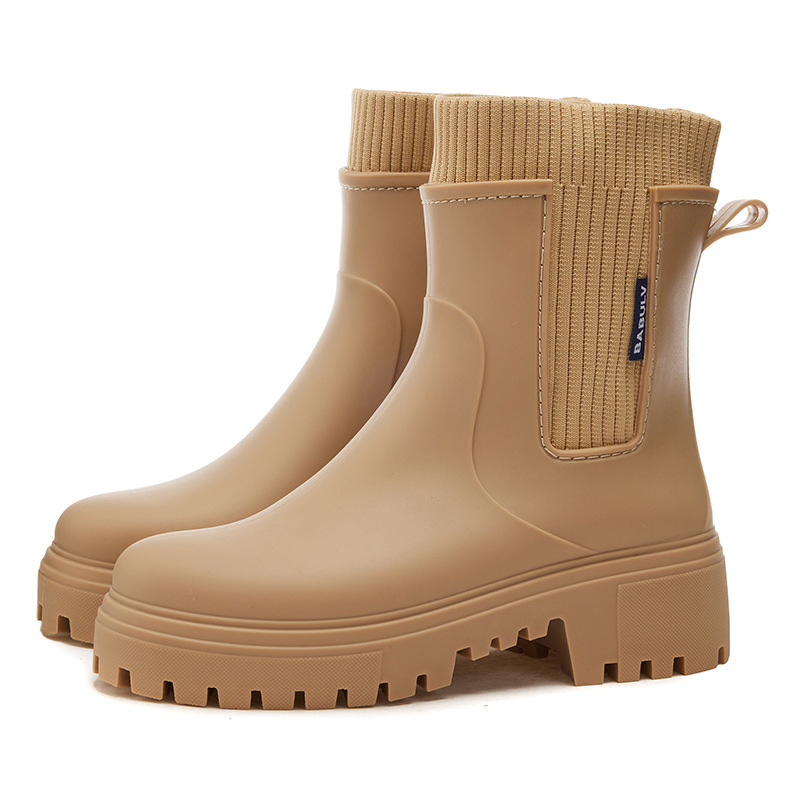 Non-slip Mid-calf Boots Suitable For Outdoor Wear In The Rain foto 4