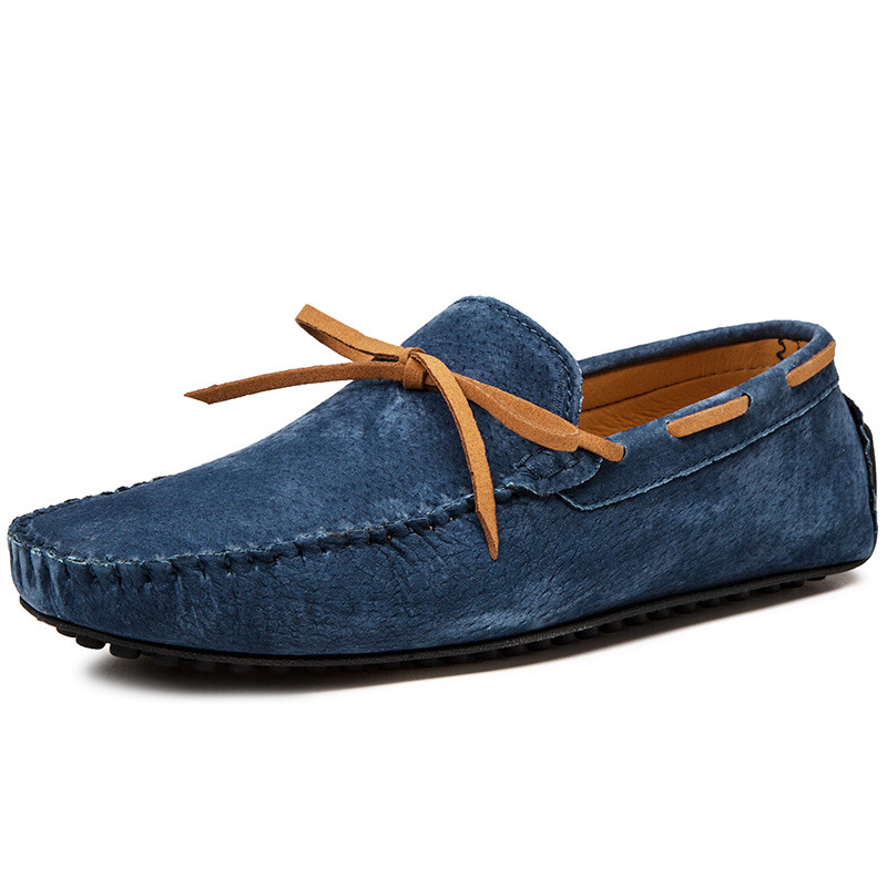 Casual Leather Shoes Plus Size Men's Gommino foto 3