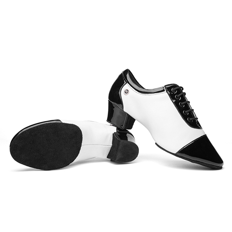 Indoor Soft Bottom Men's Dance Shoe Square Dance Latin Dance Shoes Dance Shoe foto 2