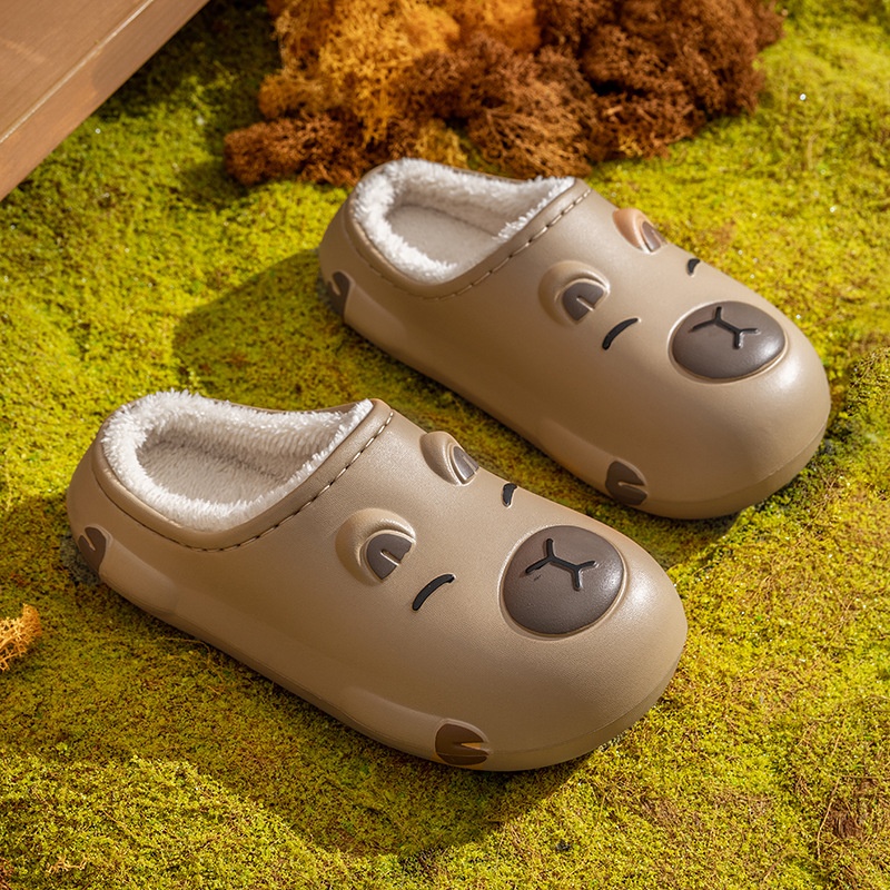 Women's Winter Cartoon Pattern Velvet Slippers foto 2