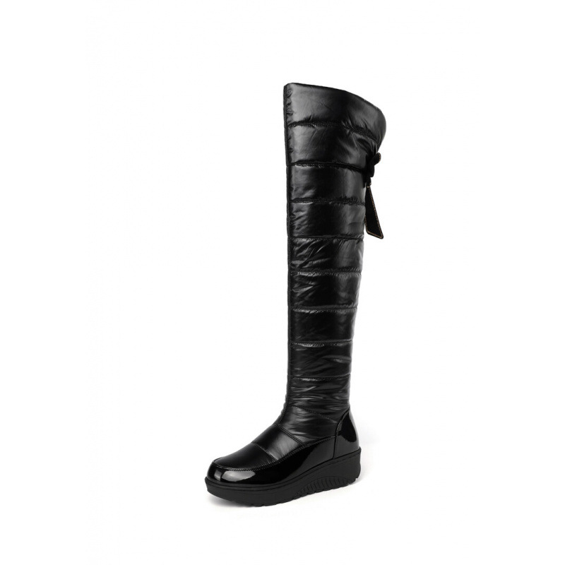 Knee-high Casual Women's Thick Warm Anti-slip Cotton Boots foto 2