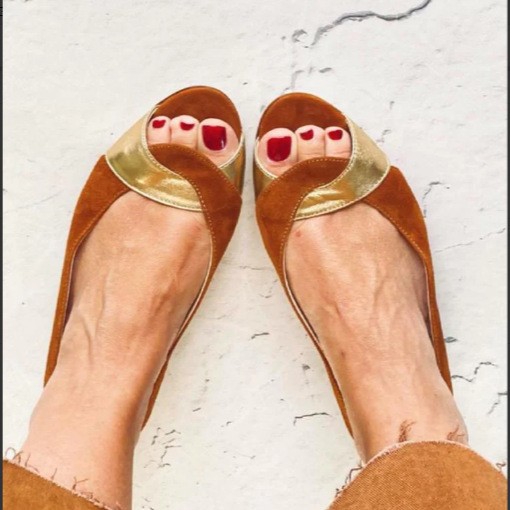 New Summer Flat-Heel Fishmouth Sandals With Buckle Straps And Colorblock Design For Casual Wear foto 3