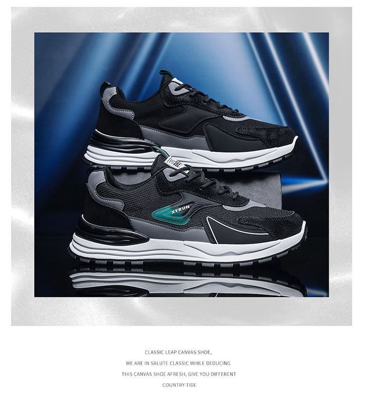 Men's Casual Mesh Sneaker Thin Breathable Running Shoes foto 3