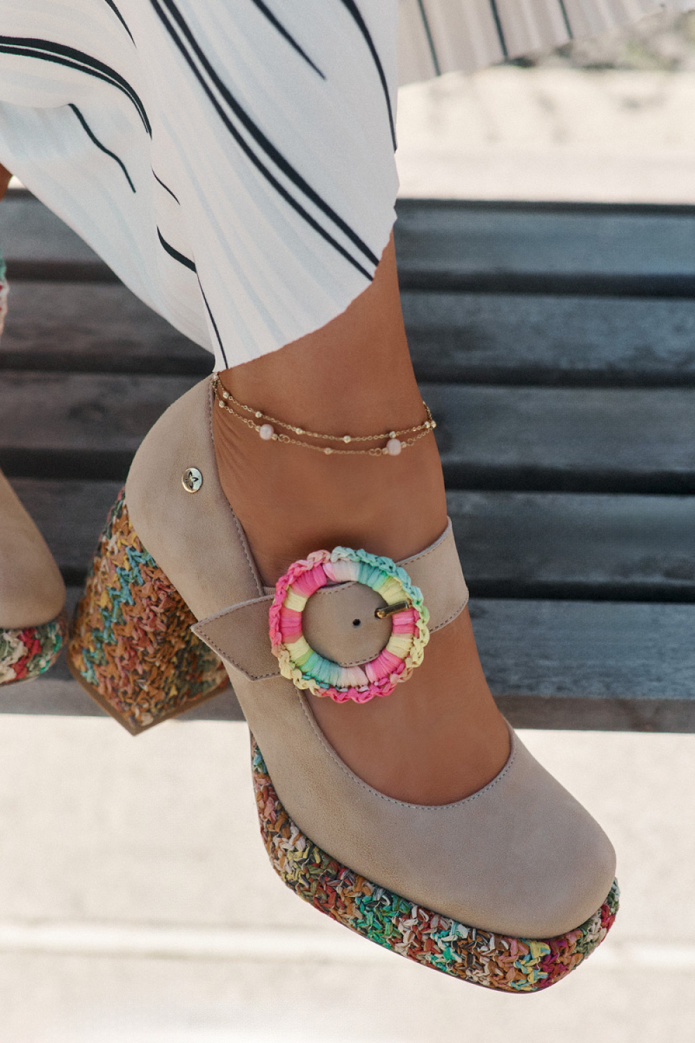 Pumps met dikke hak Step in style foto 2