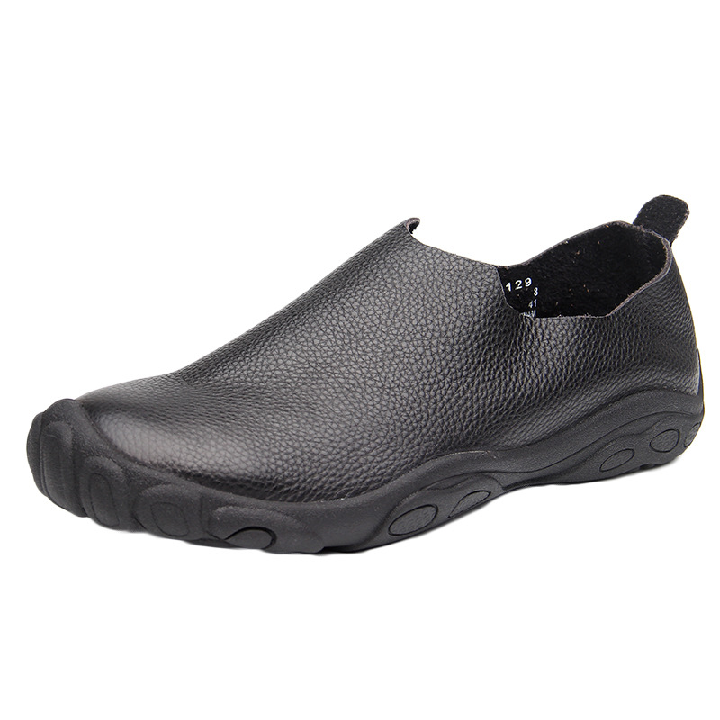 Top Layer Cowhide Men's Casual Leather Shoes foto 5