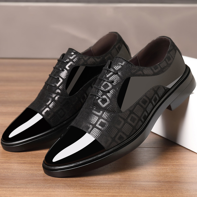 Men's Versatile Spring And Autumn Business Leather Shoes foto 3