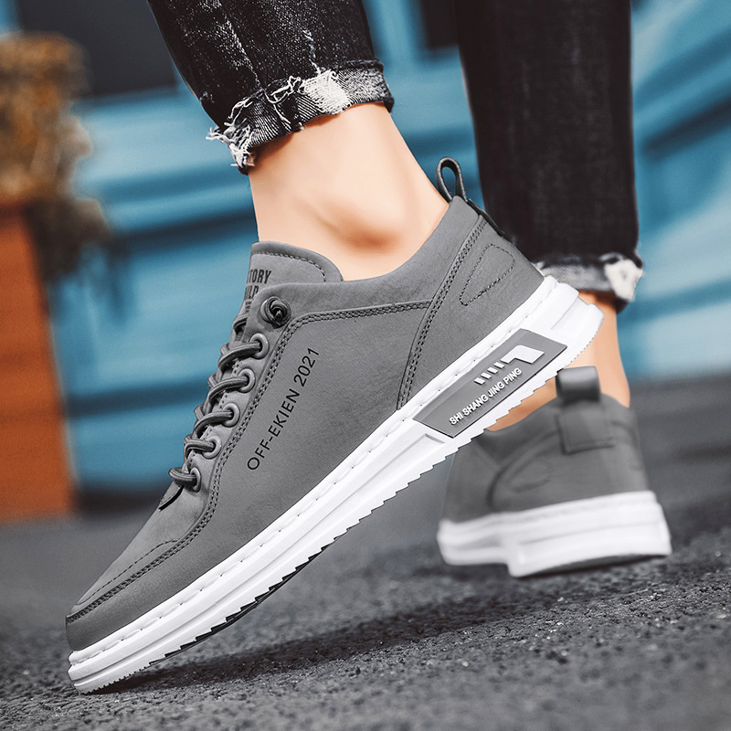 Mens Slip-on Low-top Shoes With Flat Soles foto 2